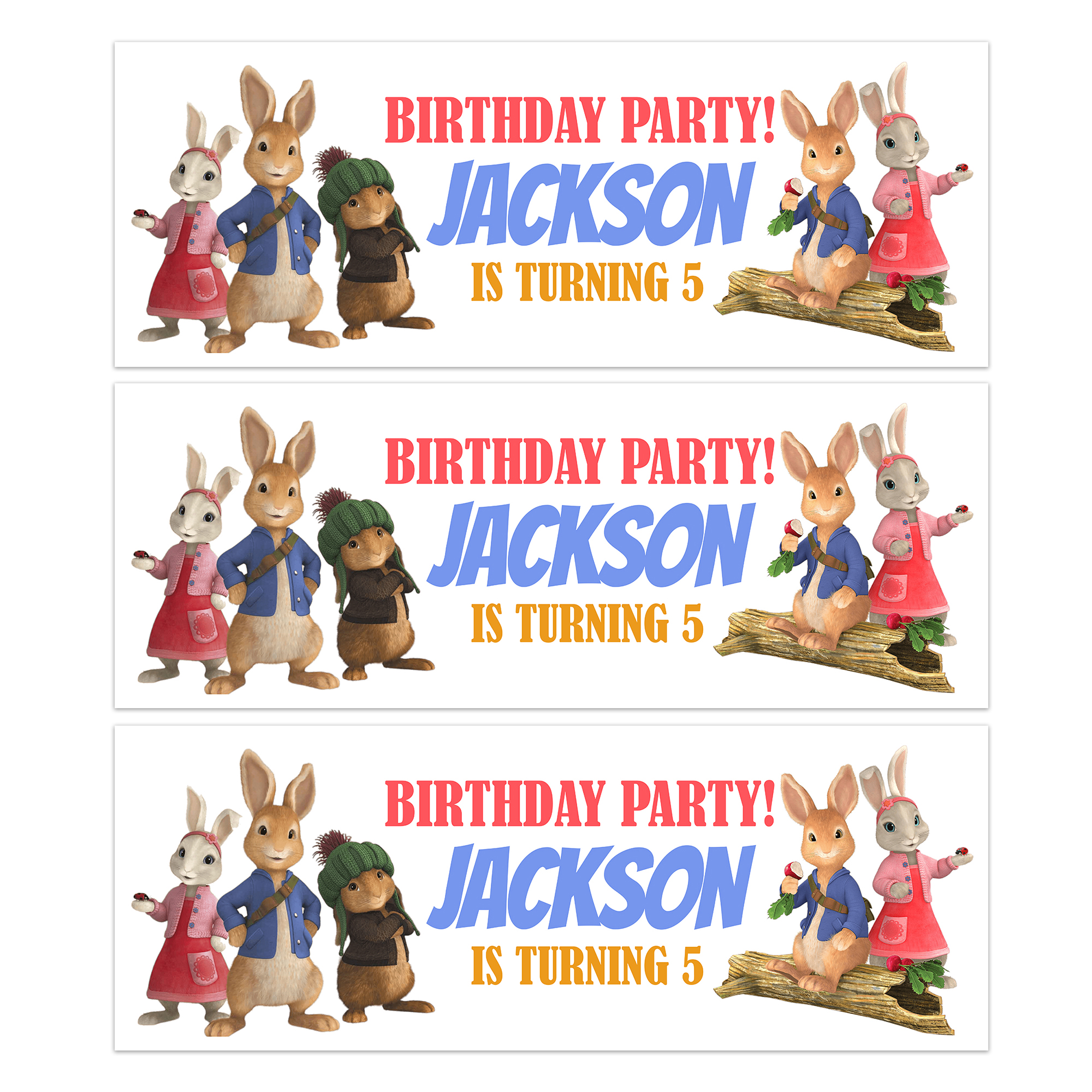 Peter Rabbit Banner - Get Invited